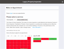 Tablet Screenshot of legacyinspection.net